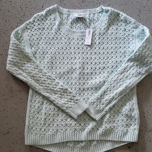 Light weight cable sweater